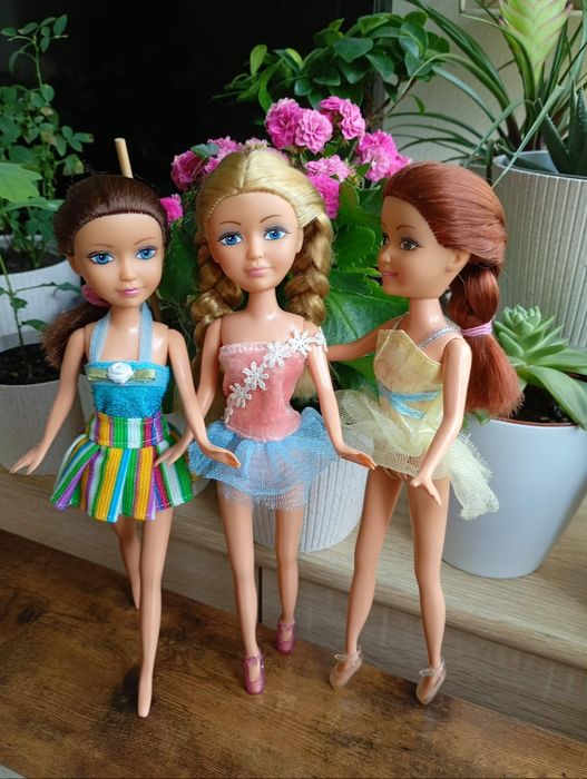 Lalki typu Barbie 3 sztuki