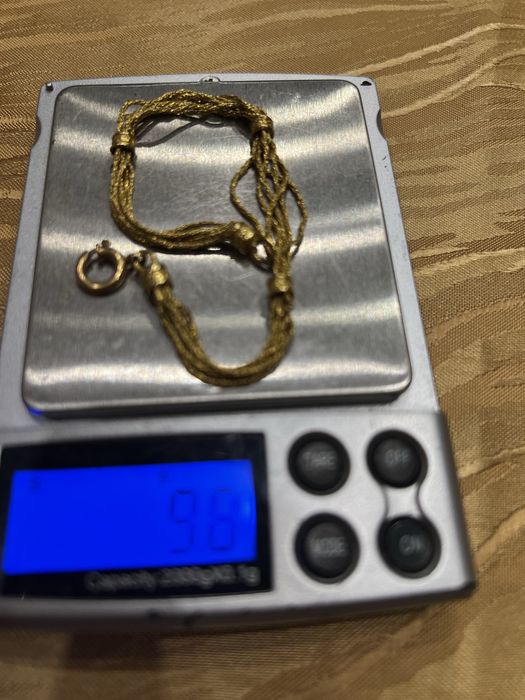 Pulseiras em ouro de 19,2k
