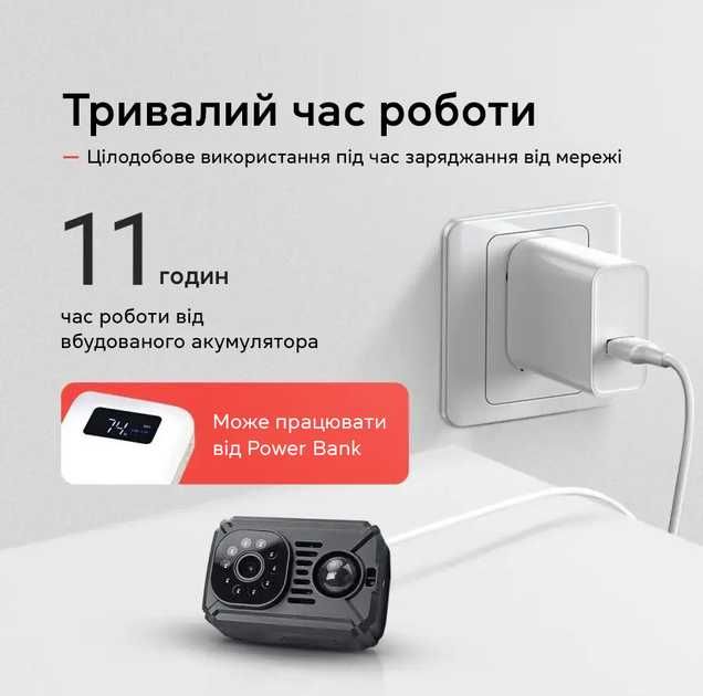 Міні камера для відеоспостереження вдень i вночi + карта пам’яті 32 Гб