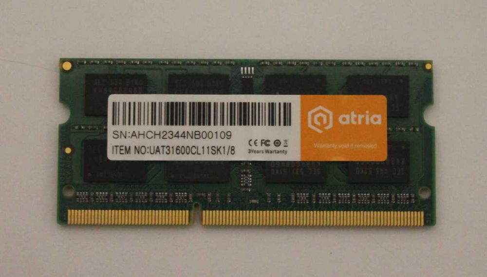 Оперативная память,ОЗУ 8 гб.DDR3 для ноутбука.