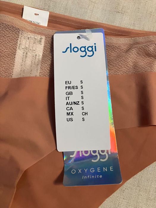 Komplet bielizny sloggi oxygene S biustonosz i majtki pomaranczowy