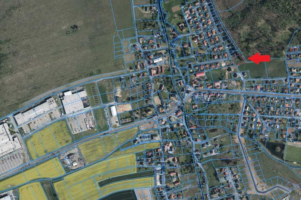 Działka Łagów (Zgorzelec) ul. Stawowa Gaz Prąd Woda Kanalizacja Droga - Widok 2