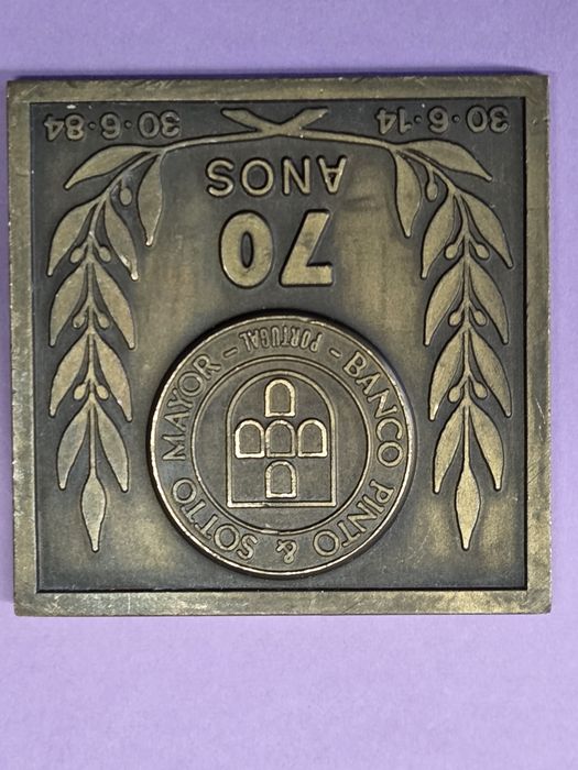 Vendo Medalha Banco Pinto Sotto Mayor