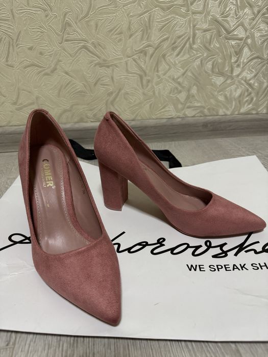 Туфлі еко замш 38р