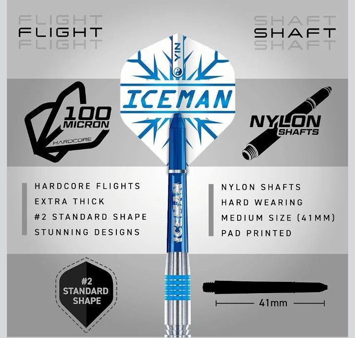 Gerwyn Price Iceman 20 gr lotki do darta ( steel)