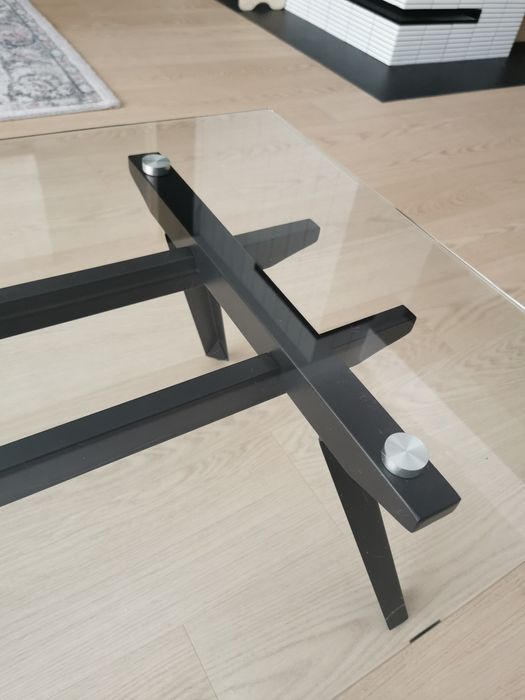 Stolik kawowy szklany 60x120