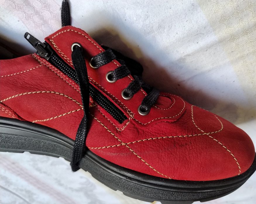 Buty skórzane damskie