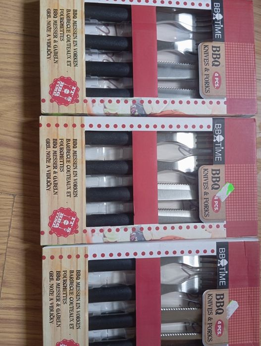 Komplet grillowy zestaw sztućców dla 10 osób