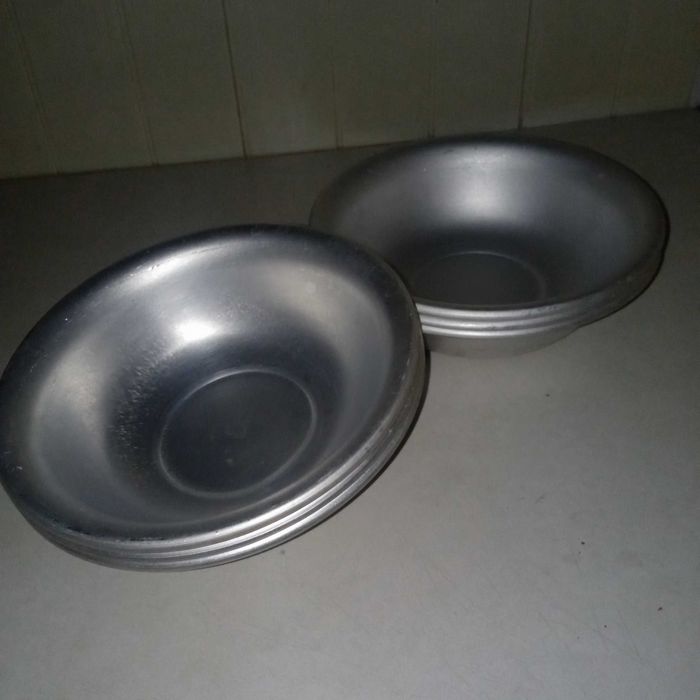 Миска алюминиевая 600 мл походная комплект 6 шт. СССР