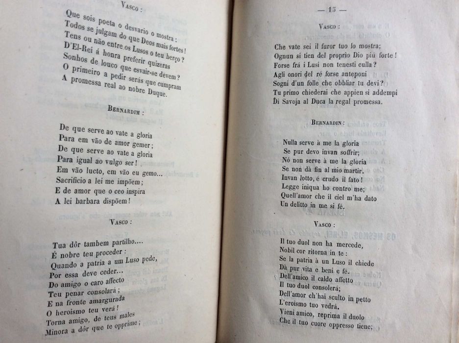 Beatriz de Portugal. Drama lyrico em 4 actos. Por Francisco de Sá Noronha, 1862. 1.ª edição. Raro