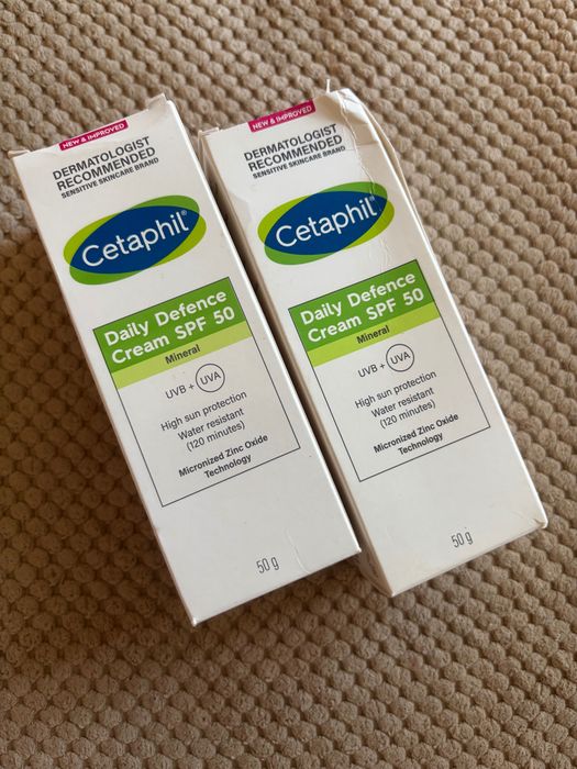 Cetaphil Daily Defence Cream SPF 50 2 packs