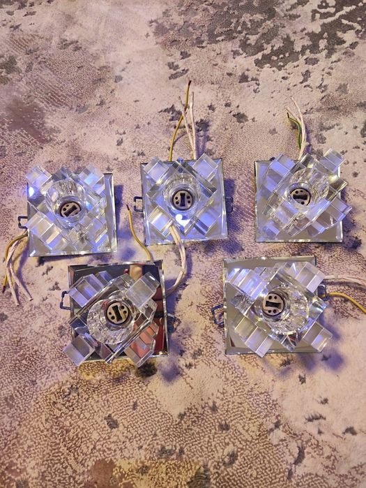 Світильники точкові скло g9, ціна за 5шт.