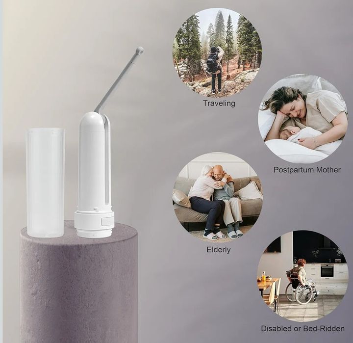 Bidé portátil elétrico de viagem de 140 ml
