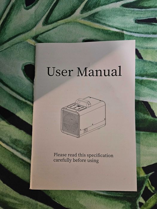 Generator ozonu i jonów ujemnych 20 000 mg/h cyfrowy wyświetlacz