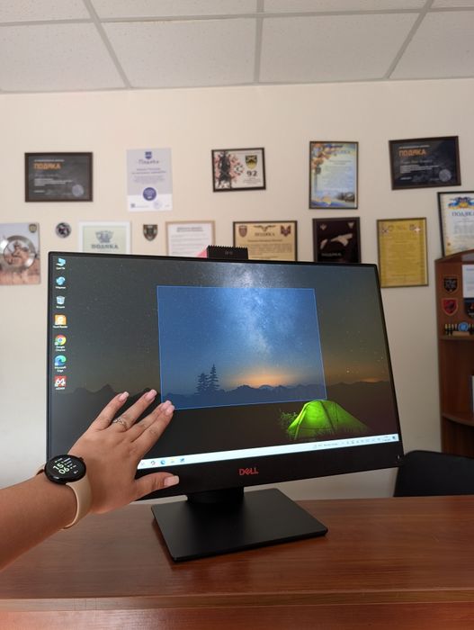 GTX 1050 4Gb/Dell OptiPlex 7460/i3-8100/16GB/256GB/touch 24"/Моноблок Сенсорний сучасний Потужний
