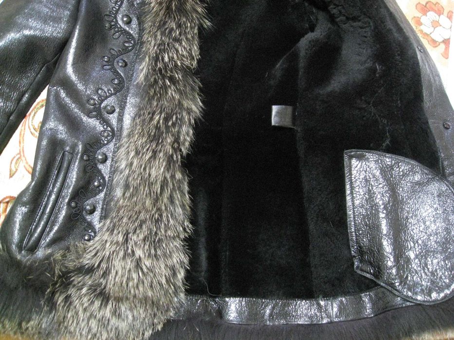 Дубленка кожаная 44р.