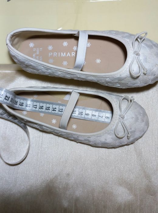 Нарядні туфлі Primark 30-31 білі балетки дівчинка/девочка