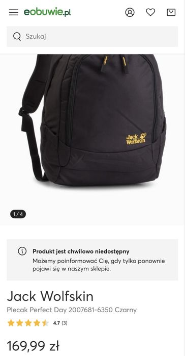 Plecak Jack Wolfskin Perfect Day