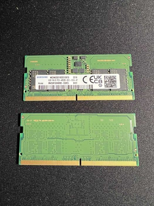 Оперативна пам'ять RAM 8(x2) GB DDR5 SO-DIMM MHz 4800