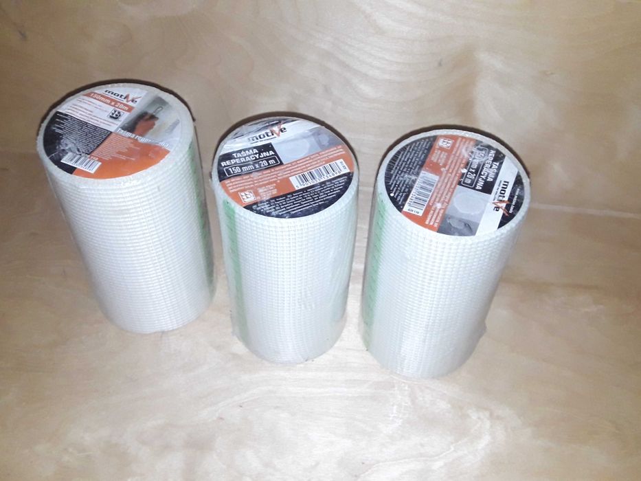 3 X TAŚMA REPERACYJNA z włókna szklanego 150mm / 20m MOTIVE