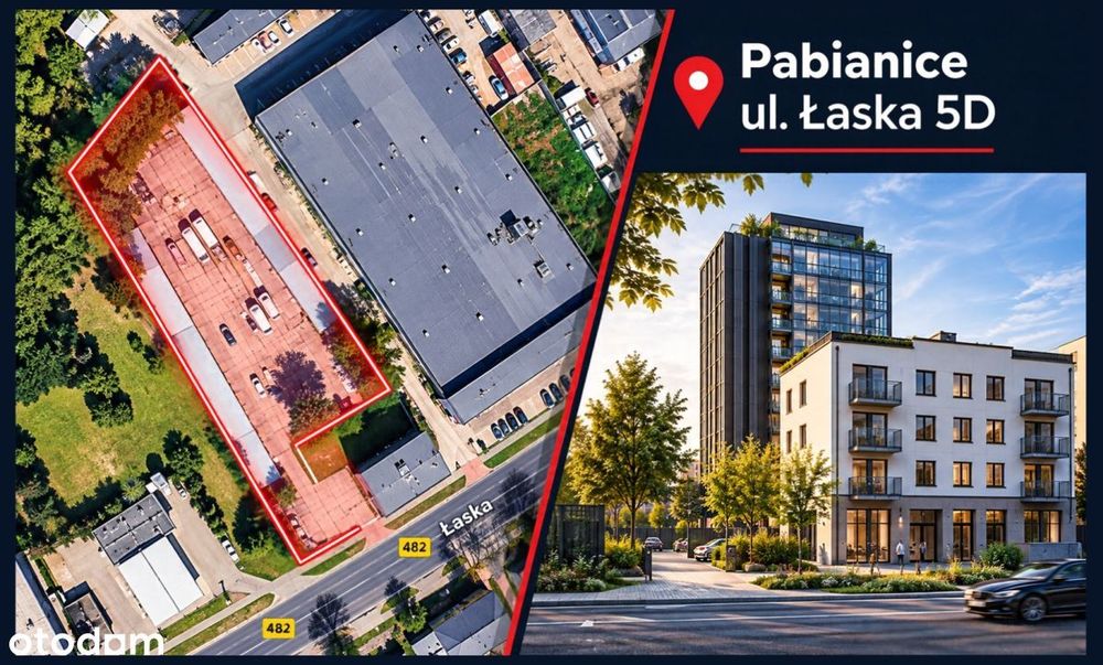 Działa 3 870 m²| Pod usługi | Do 1 935 m² zabudowy