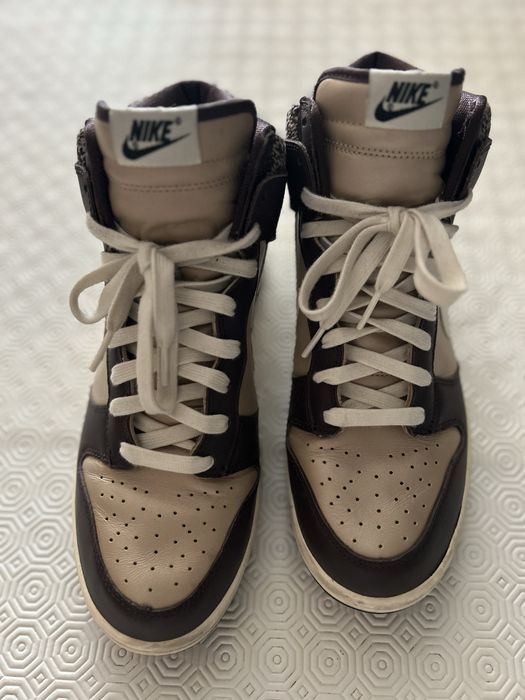 Nike Dunk High Premium SB “ Brown Tweed “ Raro de 2007 Edicao limitada