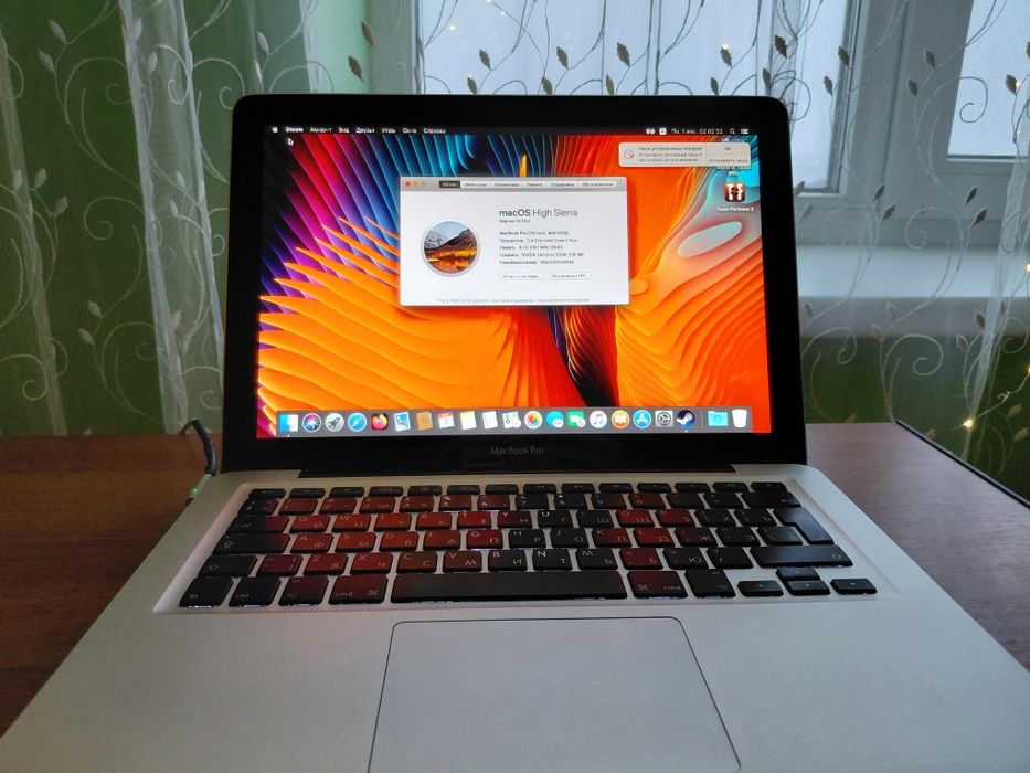 MacBook Pro 13" 2010 на запчасти, без ОС, HDD можно 500 ГБ поставить
