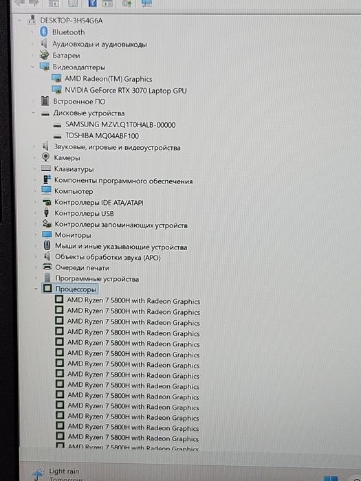 Игровой ноутбук Acer Nitro 5 rtx3070 8gb Ryzen 7