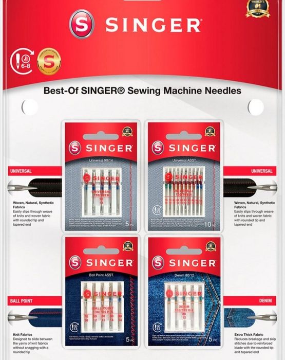 Zestaw igieł do maszyn Singer