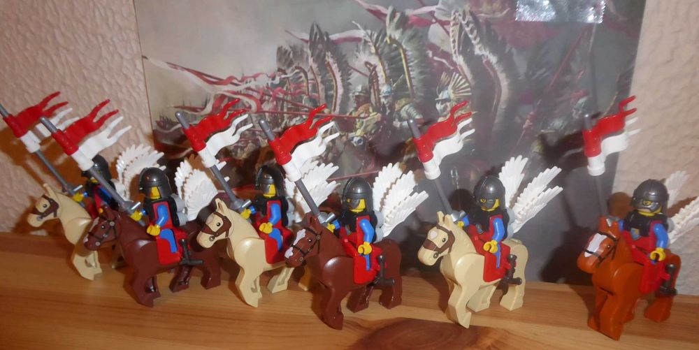 POLSKI HUSARZ, Oryginalna Figurka Lego, Rycerz, HUSARIA - POLSKA DUMA!