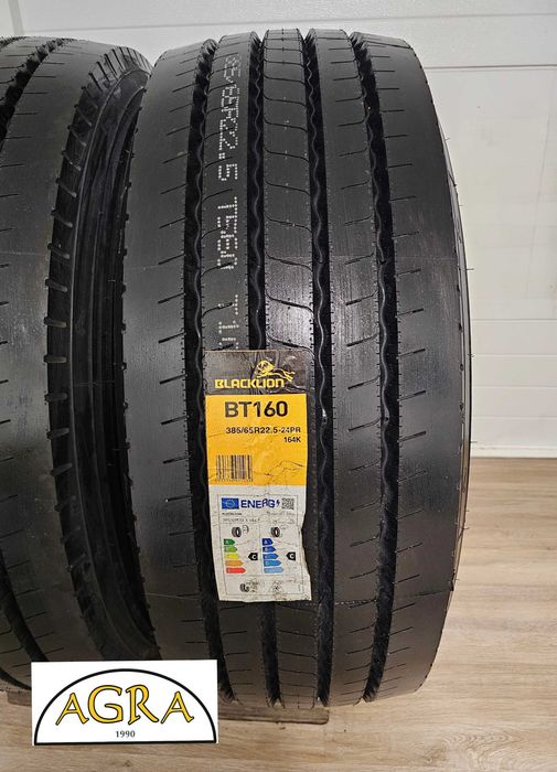 385/65R22.5 (1230netto) BLACK LION  opona NOWA przód 24PR  BLACKLION