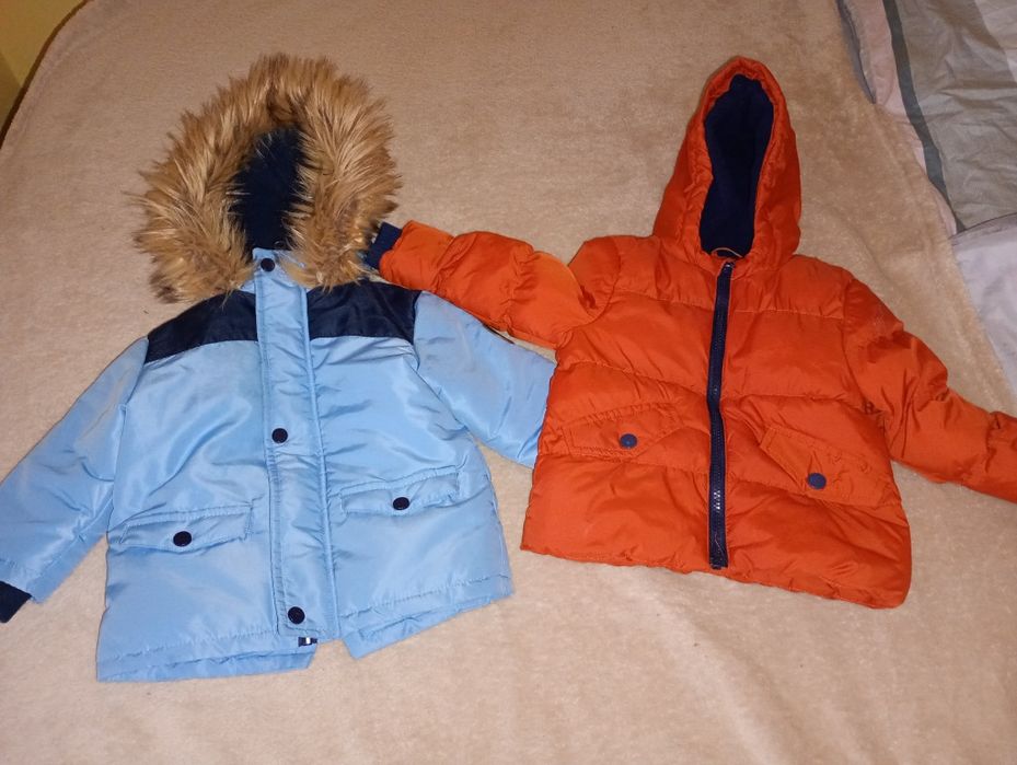 Kurtki zimowe 74-80 chłopiec