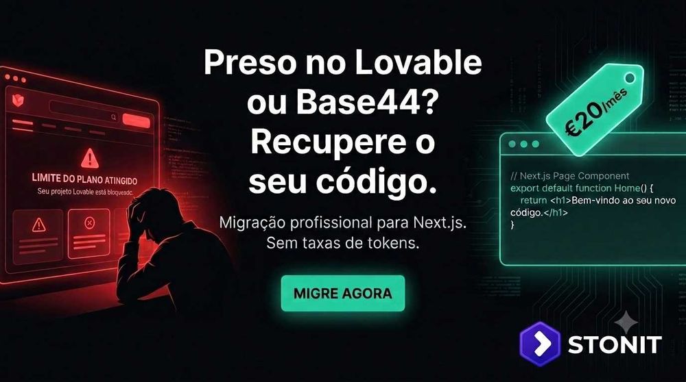 Migração Lovable / Base44 para Next.js – Recupere o seu Código e Projeto ( Web Sites )