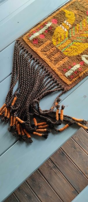 Gobelin ręcznie tkana dekoracja na ścianę 2 sztuki