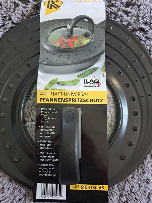 Uniwersalna pokrywką przeciwbryzgowa 20,24,28cm