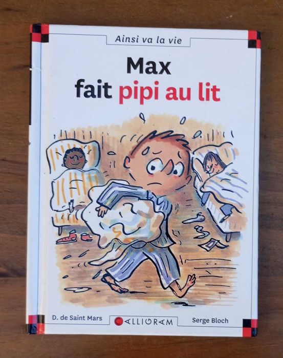 Livro para crianças - Max fait pipi au lit