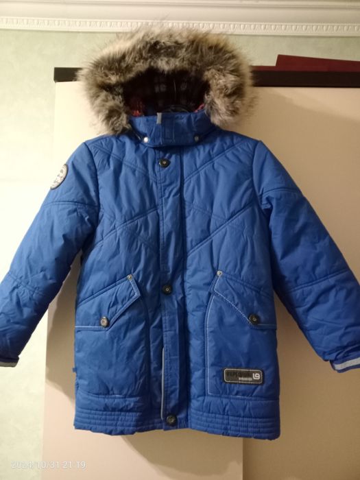 Куртка зимова для хлопчика 128 см. Lenne.