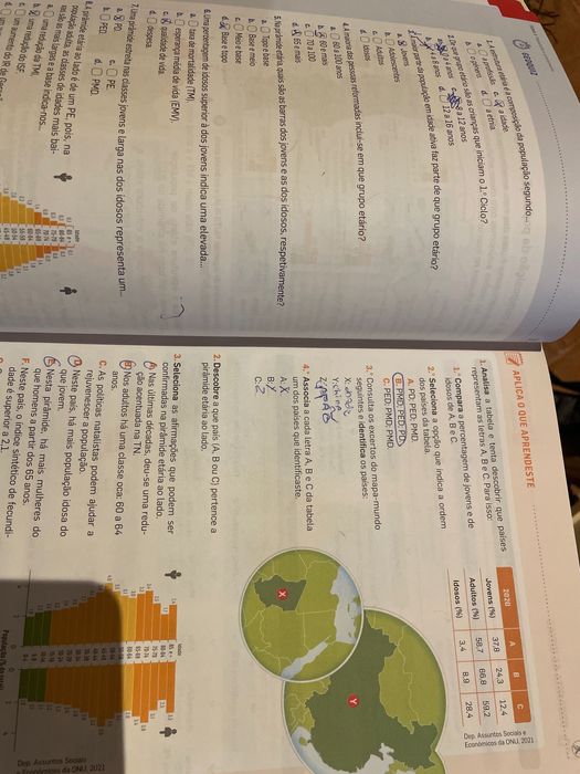 Mapa Mundo - Geografia 8