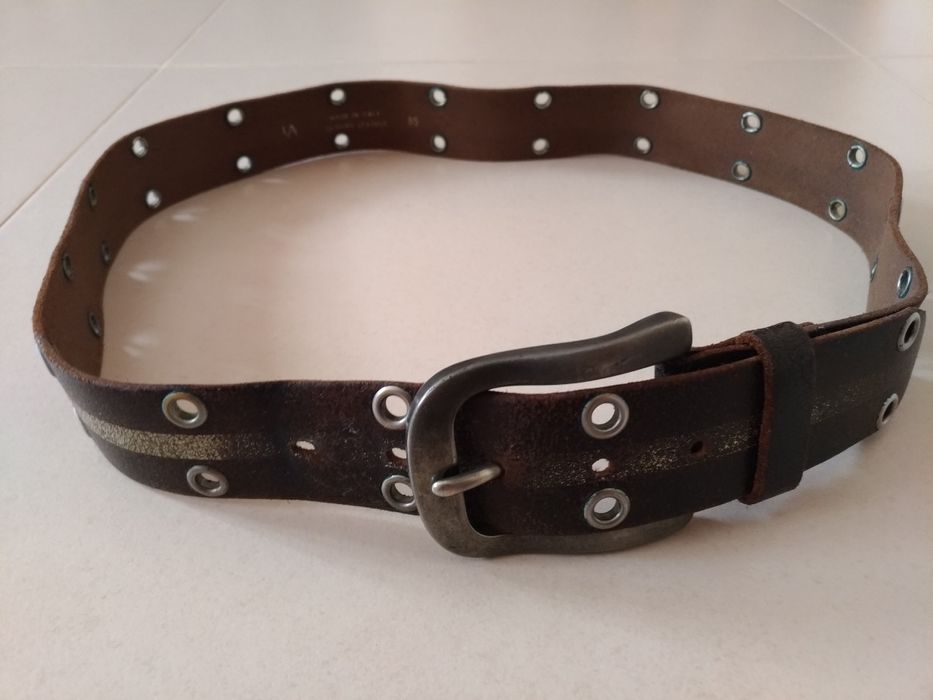 Cinto para Mulher castanho em pele genuína marca Lanidor