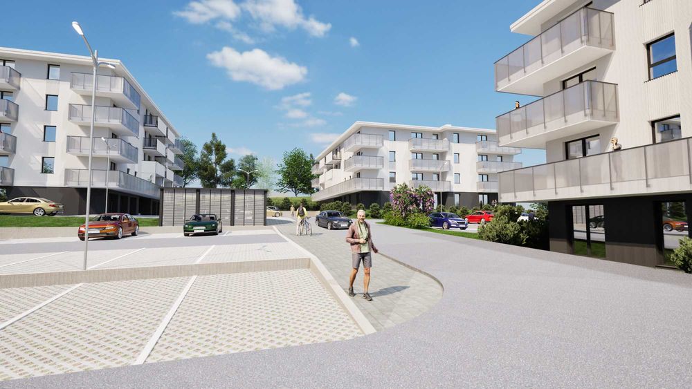 Millenium Park RAWA MAZOWIECKA | 59,85m2 | Taras 12,38 m2 + duży ogród