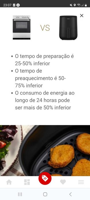 Fritadeira Digital Air Fryer Krisp - Preto