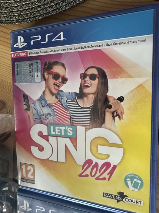 Zestaw 2 gry sing 2020,2021 3 mikrofony ps4