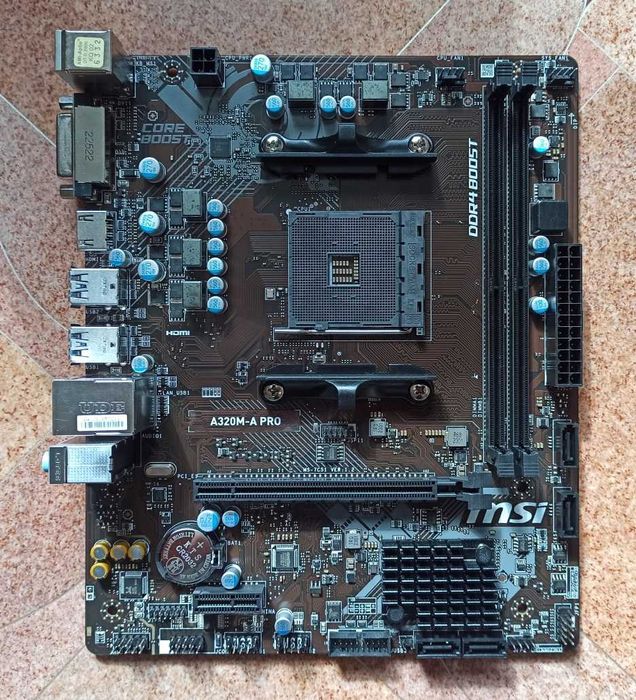Материнська плата ASUS A320M-D3V  Ryzen Am4 підтримка,  ідеальний стан