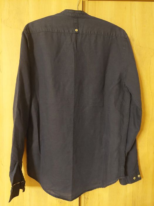Granatowa koszula. Zara Man. Rozmiar S.. Slim fit.