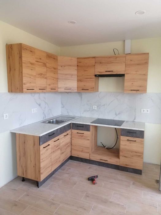 Нова Бюджетна кухня Грета 2 метра Пряма та Кутова Безкоштовний проект