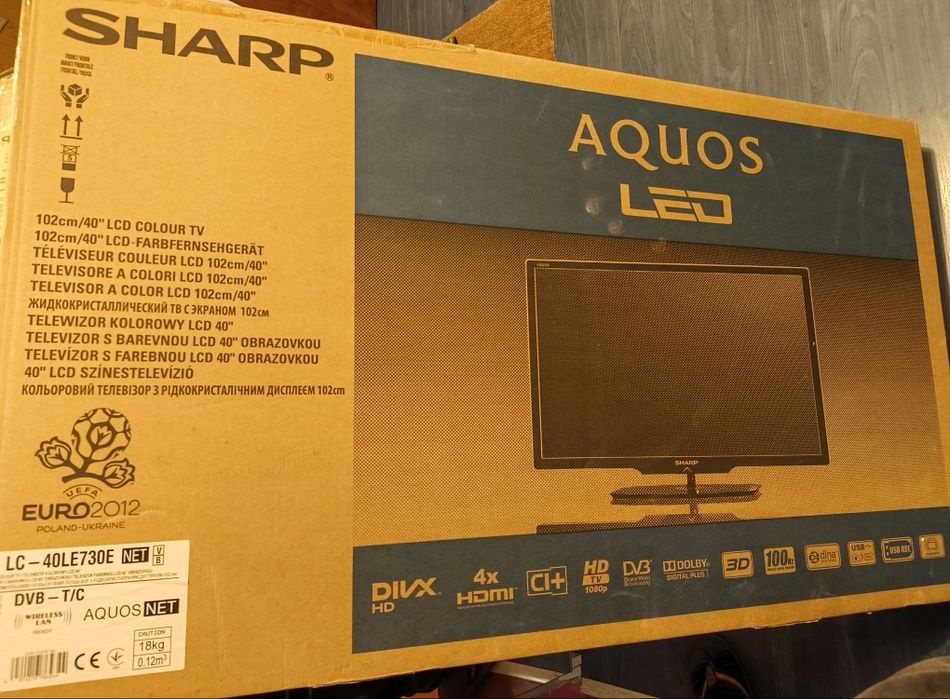 Sharp 40LE730E 40cali 102cm uszkodzony
