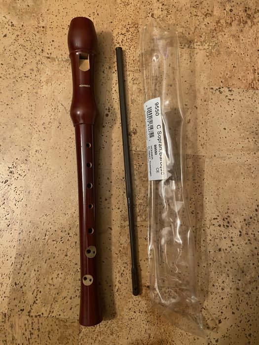 Flet prosty drewniany Hohner 9550