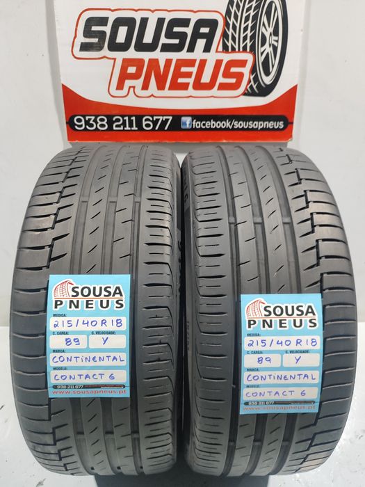 2 pneus como novos 215-40R18 Continental - Oferta dos Portes