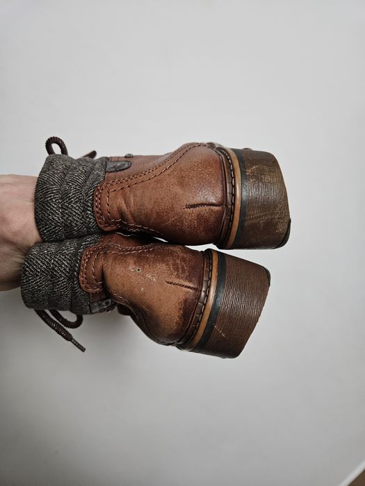 Botki skóra naturalna Jana