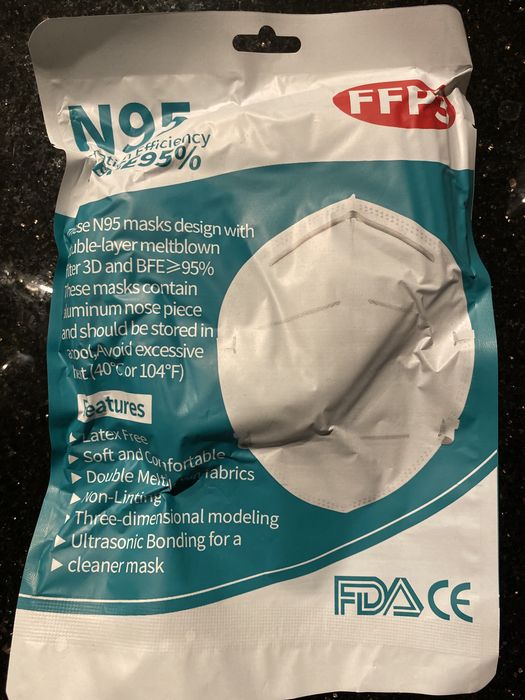 800szt Maski maseczki ochronne FFP2 KN95